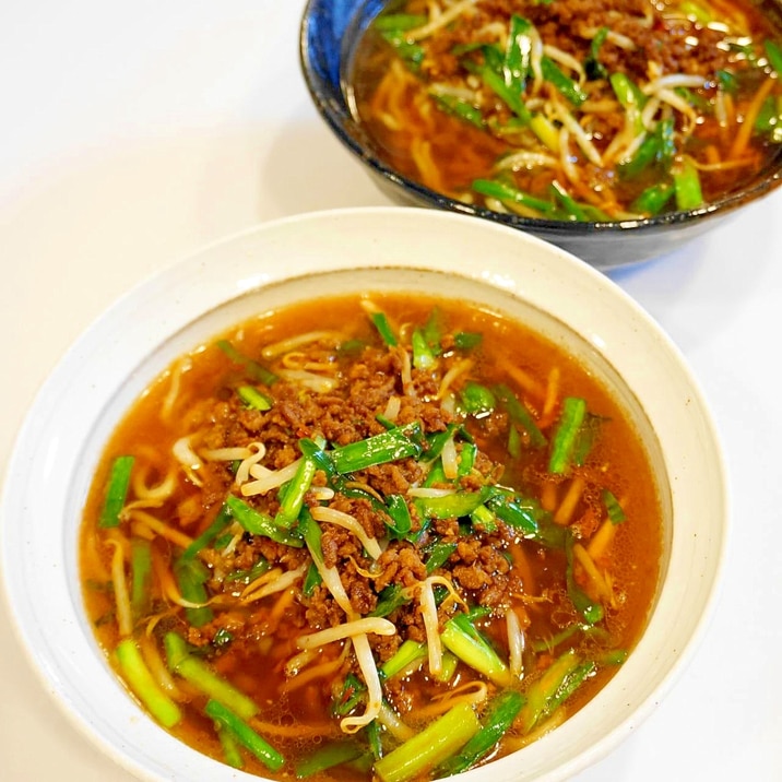 暑い日にも～寒い日にも！台湾風肉みそラーメン